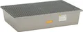 Produktbild: Cemo Auffangwanne 220 l, B x H x T: 128 x 29 x 85 cm, GFK (glasfaserverstärkter Kunststoff), mit verzinktem Stahlgitterrost, mit Zulassung, 6875 000000000001054218