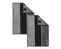 Produktbild: JOOP! Handtuch 2 Stück Joop! Frottier Gästetuch 1658-97 Lines Schwarz 30x50, Walkfrottier (2-St)