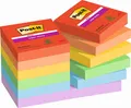 Produktbild: Post-it® 7100290166 Playful Haftnotizen extrastark farbsortiert 12 Blöcke(T)