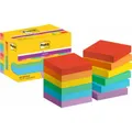 Produktbild: Post-it® 12 Blöcke Haftnotizen Super Sticky Notes 47,6 x 47,6 mm 90 Blatt
