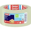Produktbild: Tesa - Pack Eco & Strong - Umweltschonendes Paketband Aus 100 % Recyceltem Kunststoff, Uv- Und Alterungsbeständig - Transparent - 66 M X 50 Mm