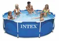 Produktbild: Intex 28202GN Metall Frame Pool Aufstellpool 305x76cm rund Kartuschenfilter blau