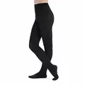 Produktbild: tanzmuster ® Ballettstrumpfhose Mädchen - Lena - kein Kratzen und Rutschen, äußerst strapazierfähig (keine Laufmaschen), Strumpfhose fürs Kinder Ballett in schwarz, Größe 92-110