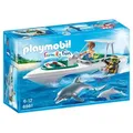 Produktbild: PLAYMOBIL FamilyFun 6981, Aktion/Abenteuer, http://www.PLAYMOBIL.co.uk/diving-trip-with-speedboat/6981.html, 6 Jahr(e), Mehrfarbig