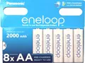 Produktbild: Panasonic eneloop 8er Blister AA Ni-MH Akkus 2000mAh