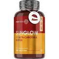 Produktbild: maxmedix Sunglow als Multivitamin Tabletten - Mit Kupfer, Zink, Jod, Vitamin A, B3 & B2 - 120 Brunungsbeschleuniger Tabletten - Brunungskomplex