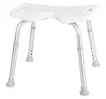 Produktbild: Ridder Badhocker mit Hygieneausschnitt höhenverstellbar Hocker Bad Dusche