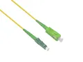 Produktbild: helos LWL Patchkabel OS2 Simplex 2,0mm SC/APC-LC-APC 9/125µm gelb 3m LSZH