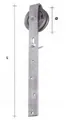 Produktbild: Schiebetorrolle mit Bügel 120 mm Schiebetürrolle Schiebetürbeschlag Hangrolle