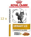 Produktbild: (€ 25,15/kg) Royal Canin Urinary Moderate Calorie Soße Nassfutter Katze 12 x 85g