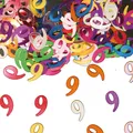 Produktbild: ZAHLEN TISCHKONFETTI Zahl 9 Geburtstags Jubiläums Party Streuelement Deko F05308