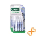 Produktbild: GUM TRAVLER Interdentalbürste 0,6 Mm 6 Stk. Antibakterieller Ergonomischer Griff