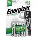 Produktbild: Energizer Akku Extreme AAA Micro 800 mAh 4 Stück Wiederaufladbar