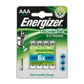 Produktbild: Energizer AAA Batterien, wiederaufladbar, 4 Stück, Recharge Extreme