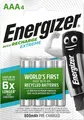 Produktbild: Energizer Micro-Akku NiMH Extreme AAA 800mAh 4er Blister