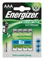 Produktbild: Energizer NiMH-Akku AAA 1,2 V Extreme 800mAh 4-Blister