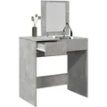 Produktbild: Schminktisch mit Spiegel Betongrau 73x46,5x120 cm Vidaxl