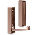 Produktbild: SOTECH Aufbau Klapphaken BARI Kupfer poliert 80 x 20 x 15 mm Mantelhaken Aufbauhaken Wandgarderobe zum aufschrauben