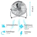 Produktbild: Grafner® Bodenventilator Tischventilator 41cm