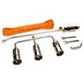 Produktbild: dreifach Gasbrenner 99 kW Unkrautbrenner Flammenwerfer Gartenbrenner Brenner