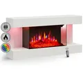 Produktbild: Balderia Elektrokamin Elektro-Wandkamin BALDERIA Ida – 1800 W, 3D-Flammeneffekt, weiss, Wandkamin, 3D Flammeneffekt, 1800 W zuschaltbar, LED-Beleuchtung weiß