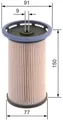 Produktbild: BOSCH Kraftstofffilter für VW PASSAT SCIROCCO TIGUAN TOURAN SEAT ATECA LEON