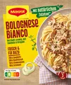 Produktbild: MAGGI Saucen, Maggi Fix Bolognese Bianco cremig mild gewürzt ideal zu Pasta 38g