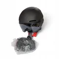 Produktbild: Skihelm mit Visier, Schwarz, 51-55 cm, Gr. S, Unisex