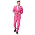 Produktbild: Opposuits Partyanzug Suitmeister Anzug einfarbig Plus Size pink rosa XL (58)