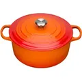 Produktbild: Le Creuset Bräter Signature 18 cm Ofenrot 1,8 L