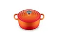 Produktbild: Le Creuset Signature Gusseisen-Bräter mit Deckel, Ø 18 cm, Rund, Für alle Herdarten und Induktion geeignet, Volumen: 1,8 l, 2,572 kg, Ofenrot, 21177180902430