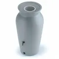 Produktbild: YourCasa Regentonne 120-230 Liter [DropCatcher] mit Filterkorb, 230 l, Frostsicher, Filterkorb, Wasserhahn grau 230 l