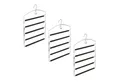 Produktbild: relaxdays Mehrfach-Kleiderbügel Hosenbügel 1er/3er Pack, (3er Set, 3-tlg), 3er Pack