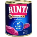 Produktbild: Rinti Singlefleisch Exclusive Hundenassfutter Adult 800 g Ross Pur Nassfutter Hunde