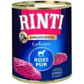 Produktbild: Rinti Singlefleisch Exclusive Hundenassfutter Adult 800 G Ross Pur Nassfutter Hunde