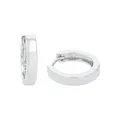 Produktbild: Amor Creolen 925 Sterling Silber Damen Ohrschmuck, 1,3 cm, Silber, Kommt in Schmuck Geschenk Box, 9944750