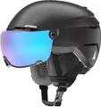 Produktbild: ATOMIC SAVOR VISOR STEREO Skihelm mit Visier Schwarz Größe S 51-55cm Stoß