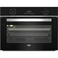 Produktbild: Beko BBCM13300X Einbau-Backofen, 60cm breit, 48L, Kindersicherung, SteamShine, edelstahl