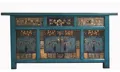 Produktbild: OPIUM OUTLET Sideboard Kommode Vintage Möbel mit authentischen Motiven (Asia Asiatisch Chinesisch Orientalisch Antik-Stil shabby-chic, aus Holz, Schrank Hochzeitsschrank Anrichte Büffet Vitrine), B x T x H: 170 x 45 x 85 cm, komplett montiert