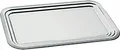Produktbild: APS Partyplatte CLASSIC (B)530 x (T)325 mm, silber aus Metall, vernickelt und glanzverchromt, mit Linien - 1 Stück (395)