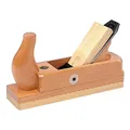 Produktbild: Ulmia Holzhobel/Schlichthobel mit Weißbuchensohle/Einfacheisen, zum Abschlichten