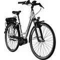 Produktbild: Zündapp X200 E Bike Damenfahrrad 155 - 180 cm Stadtrad Pedelec Bosch silber - Silber