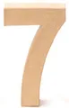 Produktbild: Papp-Zahl 7 17,5x5,5cm Geburstag Jubiläum Zahlen Ziffern PappArt Deko Nummer