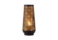 Produktbild: Marrakesch Orient & Mediterran Interior Nachttischlampe Orientalische Deko Stehlampe Tischlampe Lampe Qantas Klein Schwarz, Handarbeit
