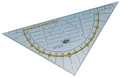 Produktbild: WEDO Geodreieck Standard, Hypotenuse 160 mm, transparent