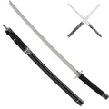 Produktbild: Katana Samuraischwert mit Zwei Beimessern und beschlagener Scheide