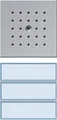 Produktbild: Gira 126165 Türstation 3fach, Türkommunikations-Systeme, Aluminium