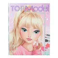 Produktbild: Depesche 12876 TOPModel Make Up Studio - Kreativmappe zum Gestalten schöner Makeup-Looks, inkl. Ausmalblock, Schmink-Palette und 4 Pinseln