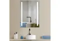 Produktbild: HOKO Badspiegel mit beleuchtung 50x70/60x80cm Wandspiegel mit Licht (Warmweiß - Kaltweiß - Neutral. Licht mit Touch Schalter und mit Wandschalter einschaltbar. Memory-Funktion.IP44, 5mm HD Glass)