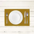 Produktbild: Sovie HORECA Linclass® Airlaid Tischset 40 x 30 cm | stoffähnliches Platzset | Einweg-Platzdeckchen für Events | Platzmatten für edle Tischdeko | 100 Stück | Gold